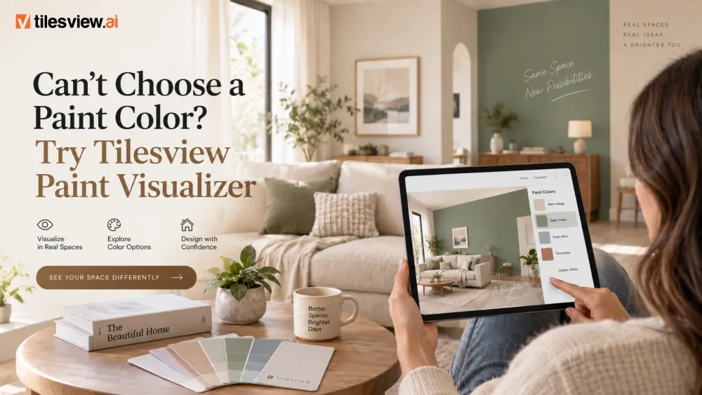 Sie können keine Lackfarbe auswählen? Probieren Sie Tilesview Paint Visualizer aus